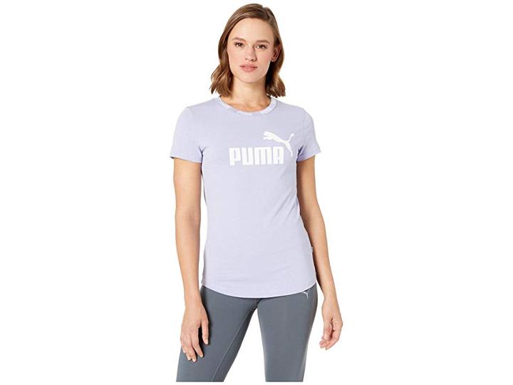 Puma Amplified Tee (sweet Lavender) Women's T Shirt