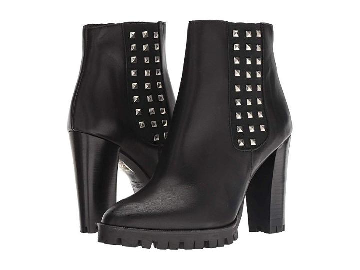 The Kooples Anne Boots With Studs (black) Women's Boots