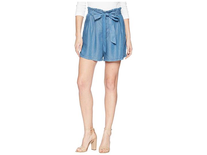 Bishop + Young Tencel Paperbag Shorts (chambray) Women's Shorts