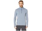 Nike Sphere Element Top 1/2 Zip 2.0 (monsoon Blue/heather/reflective Silver) Men's Clothing
