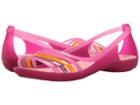 Crocs Isabella Huarache Flat (petal Pink/coral) Women's Flat Shoes