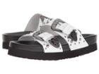 The Kooples Leather Sandal With Studs (white) Women's Sandals