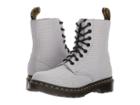 Dr. Martens Page Wc Padded Collar Boot (mid Grey Waffle Cotton) Women's Boots