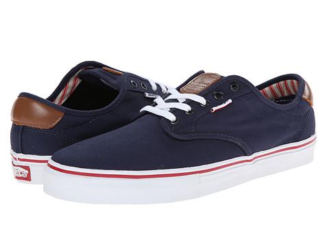 Vans Chima Pro (navy/red Canvas/leather) Men's Skate Shoes