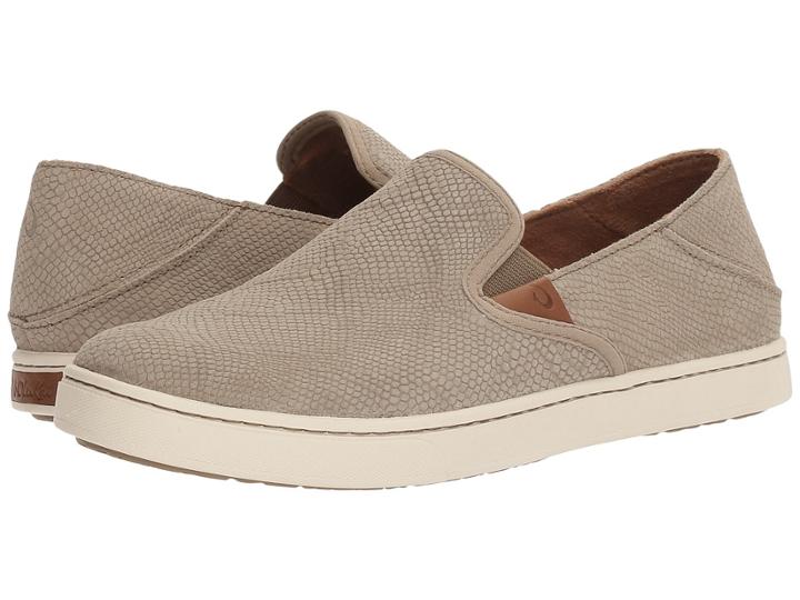 Olukai Pehuea Leather (clay Honu/clay) Women's Shoes