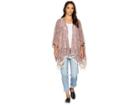 Rock And Roll Cowgirl Poncho B4-6081 (brown) Women's Clothing