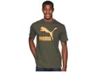 Puma Archive Life Tee (forest Night/firecracker) Men's T Shirt