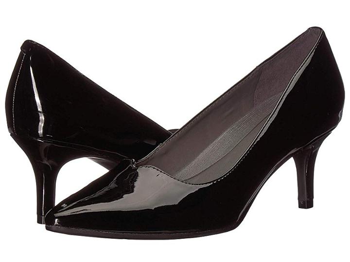 A2 By Aerosoles Anagram (black Patent) Women's 1-2 Inch Heel Shoes