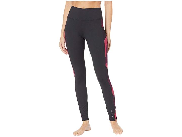 Brooks Greenlight Tights (black/plum Eclipse) Women's Casual Pants