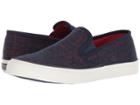 Sperry Seaside Two-tone Linen (navy/coral) Women's Shoes
