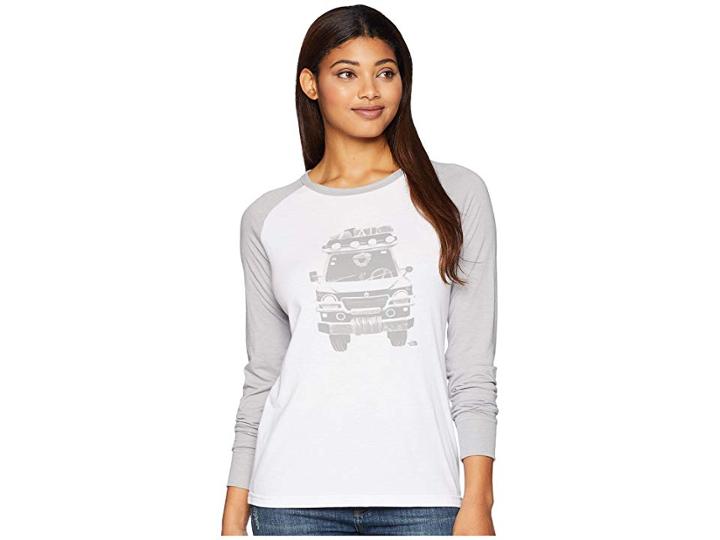 The North Face Long Sleeve Take To Nature Tri-blend Tee (tnf White Heather/tnf Light Grey Heather) Women's Long Sleeve Pullover