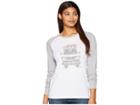 The North Face Long Sleeve Take To Nature Tri-blend Tee (tnf White Heather/tnf Light Grey Heather) Women's Long Sleeve Pullover