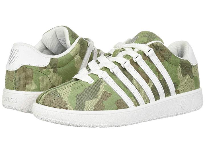 K-swiss Classic Vn (big Kid) (camo/white) Athletic Shoes