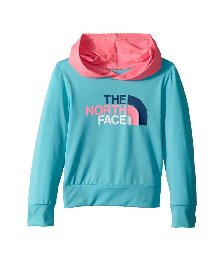 The North Face Kids Long Sleeve Hike/water Tee (toddler) (blue Curacao/gem Pink) Boy's Sweatshirt