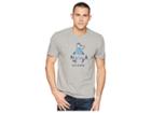 Life Is Good Hoodie Rocket Crusher Tee (heather Gray) Men's T Shirt