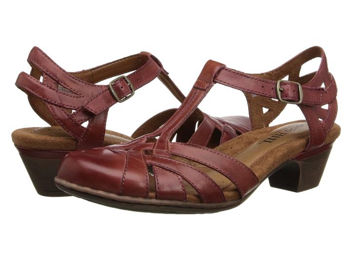 Rockport Cobb Hill Collection Cobb Hill Aubrey (red) Women's 1-2 Inch Heel Shoes