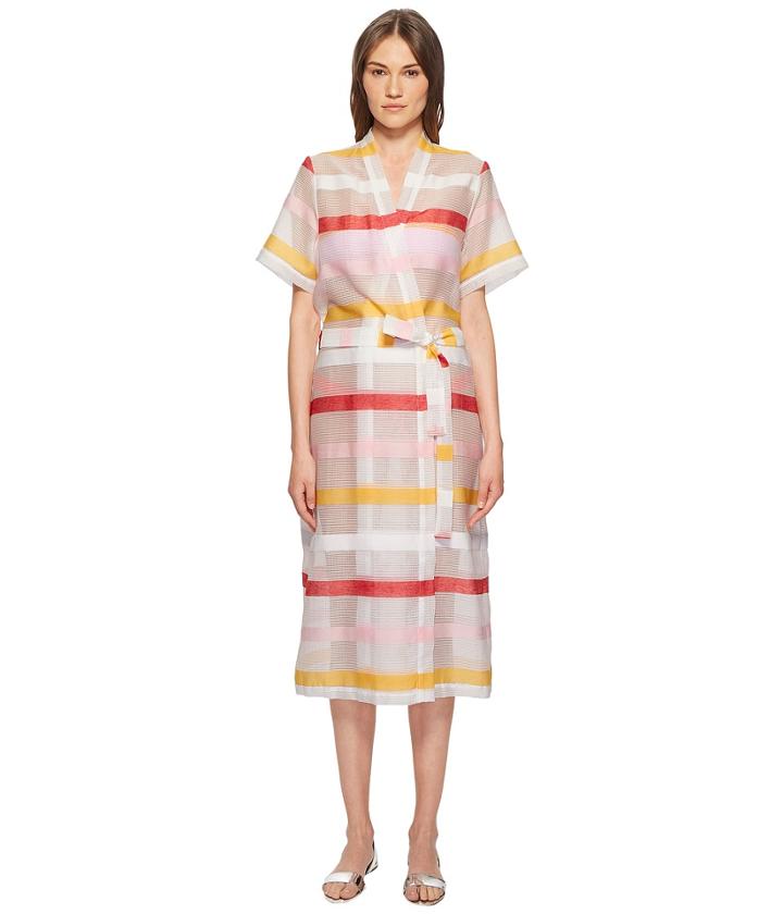 Flagpole Carmen Robe Cover-up (multi Stripe) Women's Swimwear