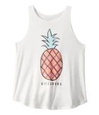 Billabong Kids Hey Pineapple Tank Top (little Kids/big Kids) (cool Whip) Girl's Sleeveless