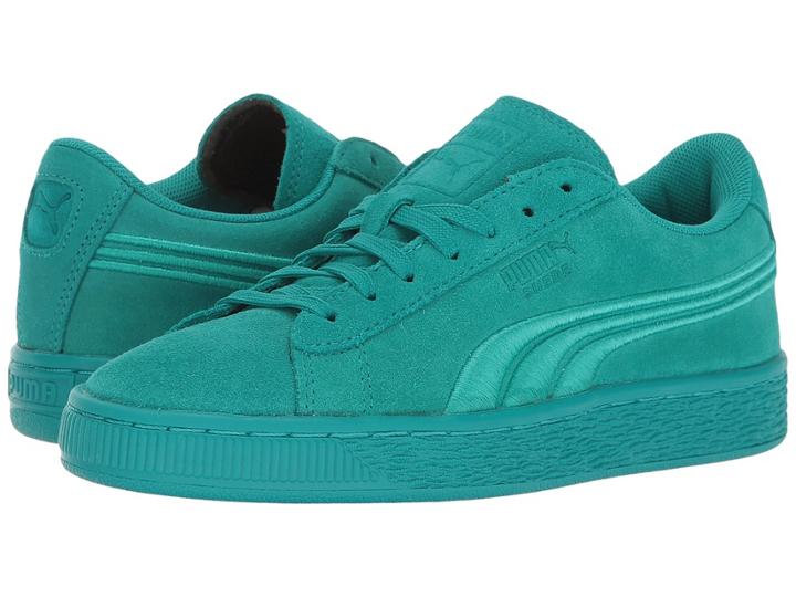 Puma Kids Suede Classic Badge Jr (big Kid) (navigate) Girls Shoes