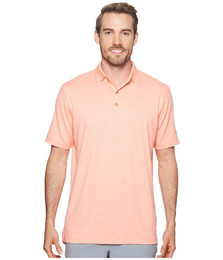 Callaway Extra Soft Heather Polo (salmon Heather) Men's Clothing