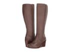 Frye Emma Wedge Tall (grey Smooth Pull-up) Women's  Boots