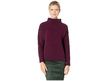 Ivanka Trump Mock Neck Long Sleeve Sweater (garnet) Women's Sweater