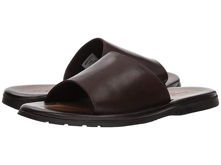 Massimo Matteo Salvador (brown) Men's Slide Shoes
