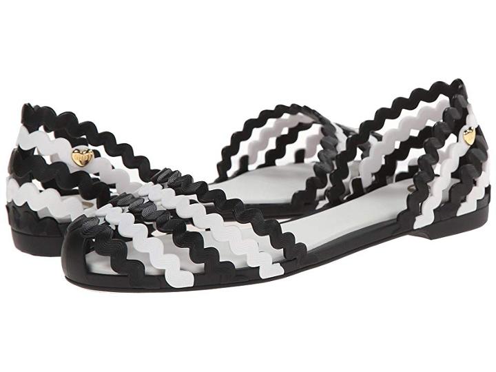 Melissa Shoes Mel Sweetie (black/white) Women's Slippers