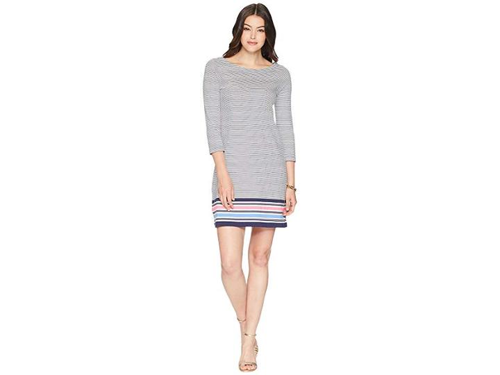 Lilly Pulitzer Noelle Dress (nauti Navy Boho Bateau) Women's Dress