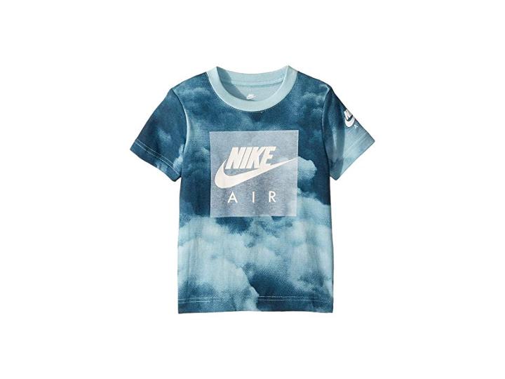 Nike Kids Air Cloud Short Sleeve Tee (toddler) (ocean Bliss) Boy's T Shirt