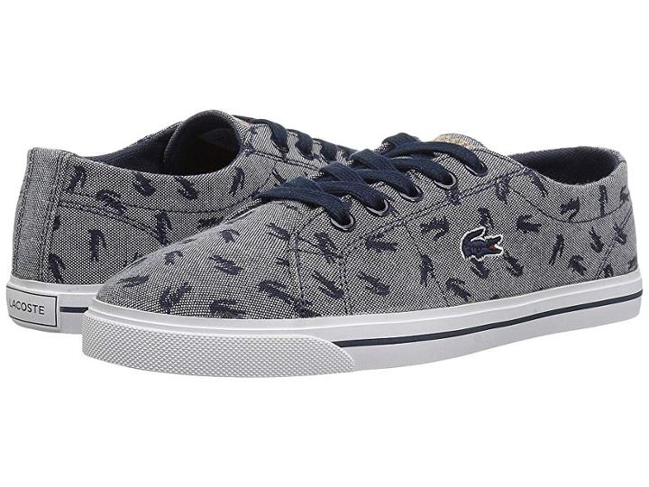 Lacoste Kids Riberac (little Kid) (navy/white) Kid's Shoes