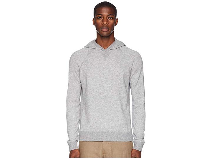 Vince Birdseye Pullover Hoodie (grey/pearl) Men's Sweatshirt