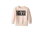 Nununu Control Freak Sweatshirt (toddler/little Kids) (powder Pink) Girl's Sweatshirt