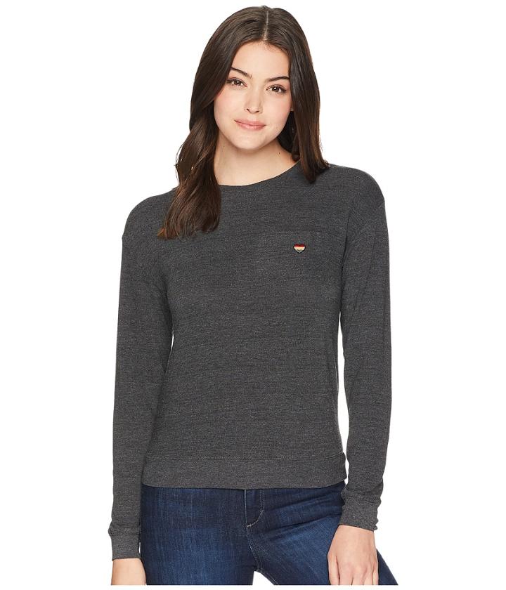 Spiritual Gangster Jamaica Savasana Sweater (vintage Black) Women's Sweater