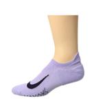 Nike Elite Cushion No-show Tab Running Socks (hydrangeas/purple Dynasty) No Show Socks Shoes