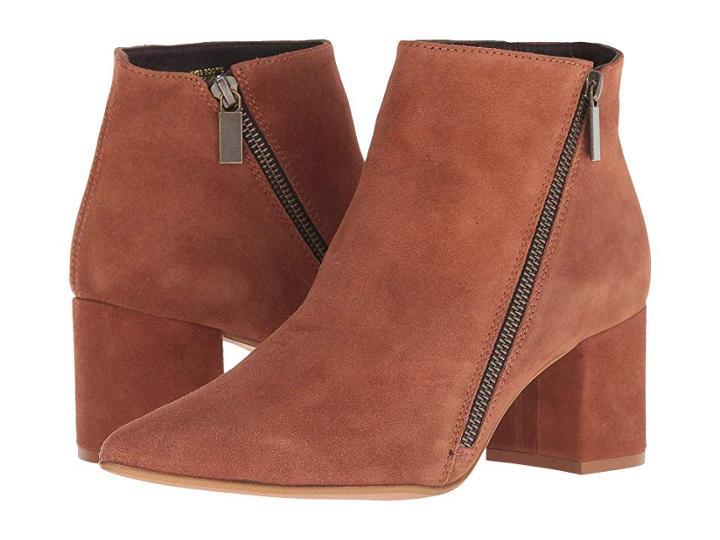 Kenneth Cole New York Hayes Bootie (cognac) Women's Zip Boots