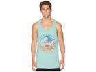 Rip Curl Tropics Mock Twist Tank Top (green) Men's Clothing
