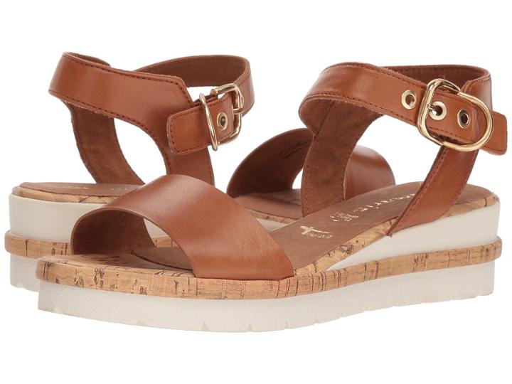 Tamaris Eda 1-1-28222-20 (nut) Women's Sling Back Shoes