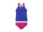 Nike Kids Nova Flare Prism Crossback Tankini Set (big Kids) (racer Blue) Girl's Swimwear Sets
