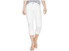 Lauren Ralph Lauren Petite Classic Straight-leg Pants (pure White Wash) Women's Casual Pants