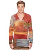 Missoni Sfumato Intarsia Pullover Sweater (sunset) Men's Sweater