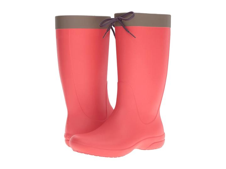 Crocs Freesail Rain Boot (flame) Women's Boots