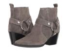 Marc Fisher Ltd Halie Bootie (gray Suede) Women's Shoes