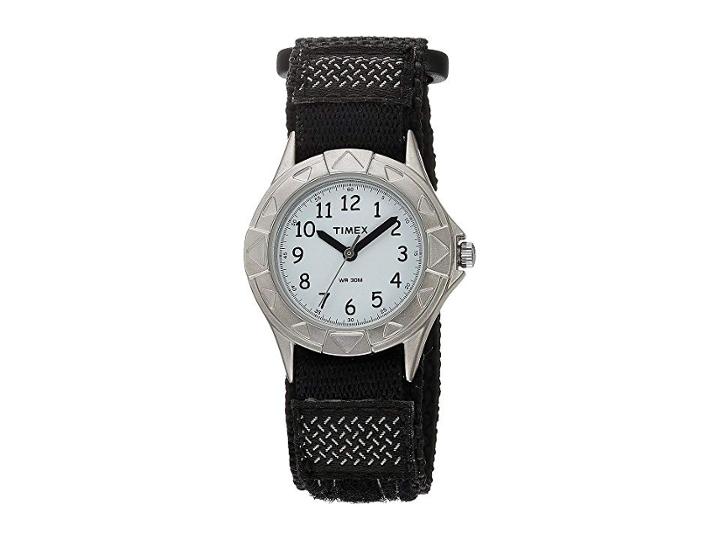 Timex Children's My First Outdoor Black Fast Wrap Watch (silver) Watches