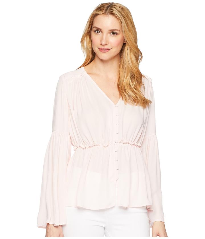 Catherine Catherine Malandrino Florrie Blouse (pearl Pink) Women's Clothing