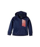 Nike Kids Therma Full Zip Hoodie (little Kids) (binary Blue) Boy's Sweatshirt