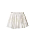 Kardashian Kids Lace Skirt Elastic Waist (infant) (ivory) Girl's Skirt