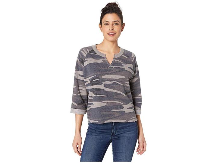 Alternative The Champ Remix (slate Camo) Women's Sweatshirt
