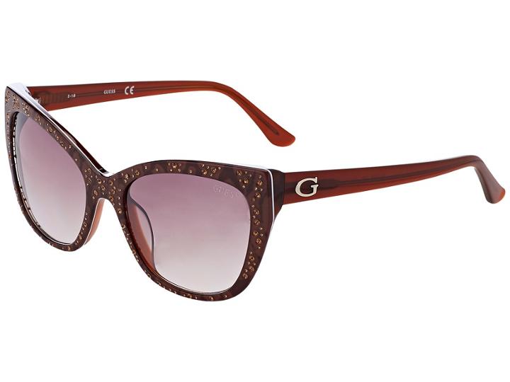 Guess Gu7438 (dark Brown/other/gradient Brown) Fashion Sunglasses
