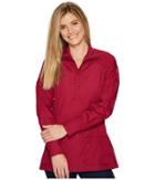 Fjallraven Abisko Shade Tunic (plum) Women's Short Sleeve Button Up